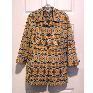 Tyler Boe Jacket, Geometric Art Deco Pattern